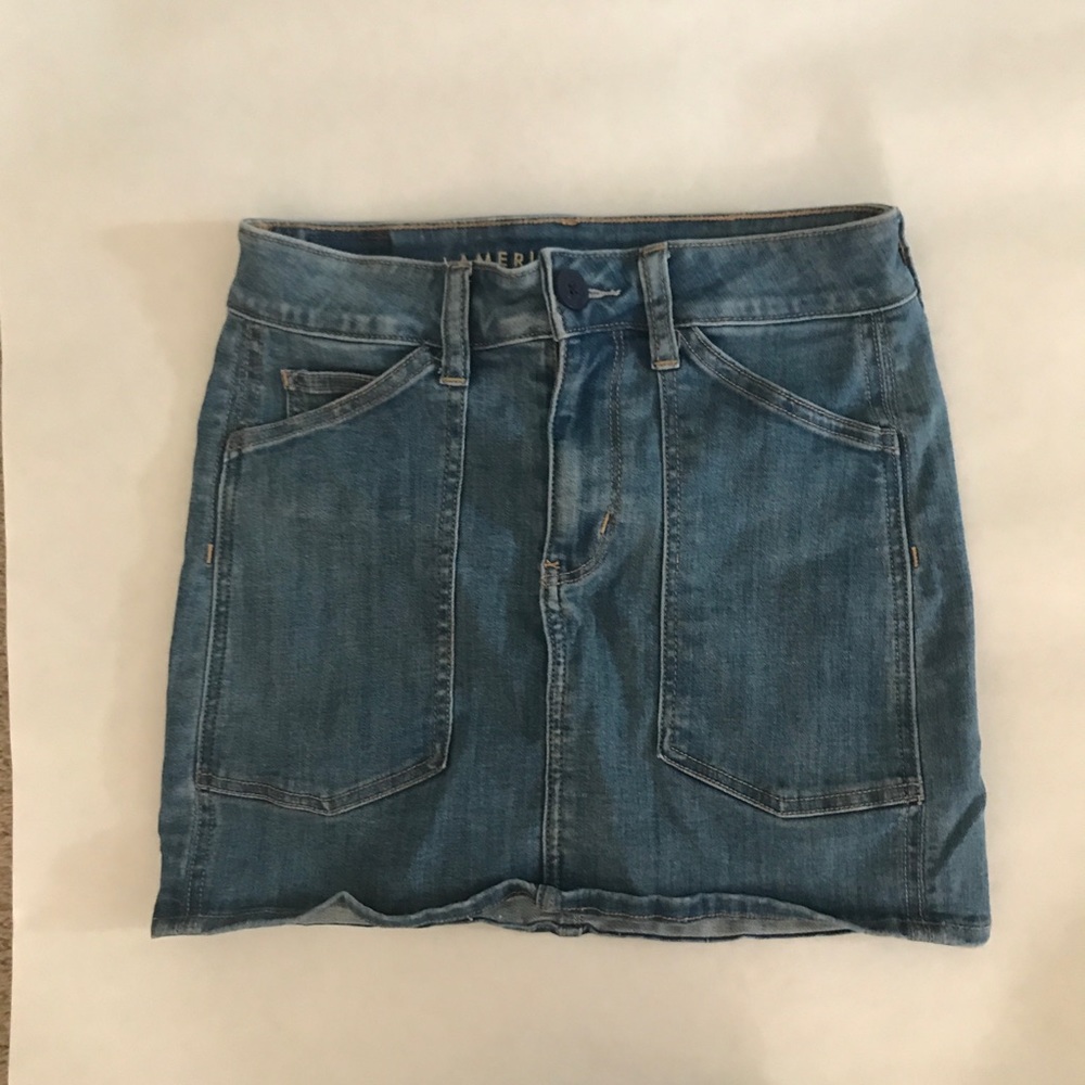 American eagle denim skirt